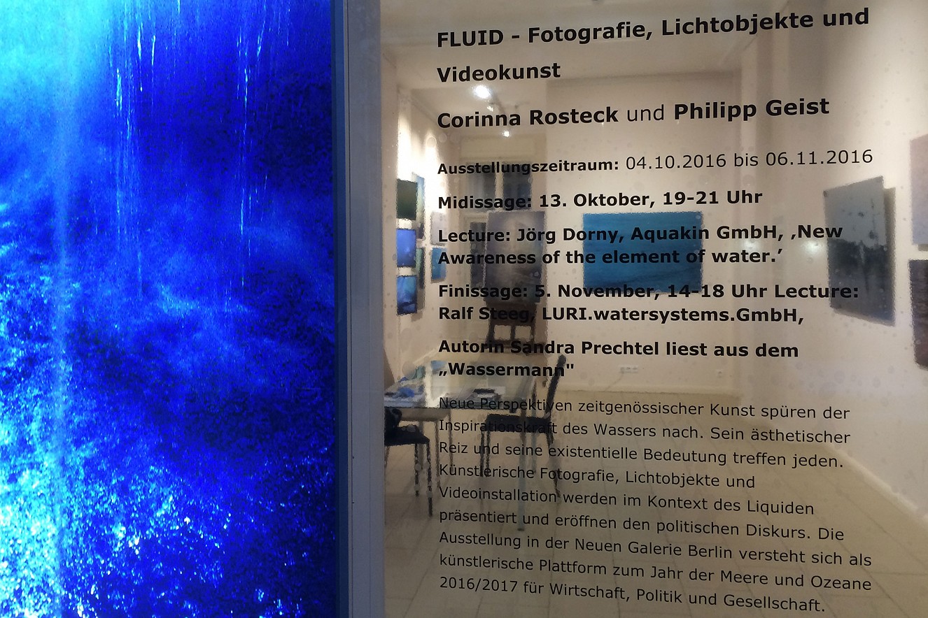 Fluid - Spring
Foto -und Videoinstallation mit Philipp Geist
Neue Galerie Berlin, 2016