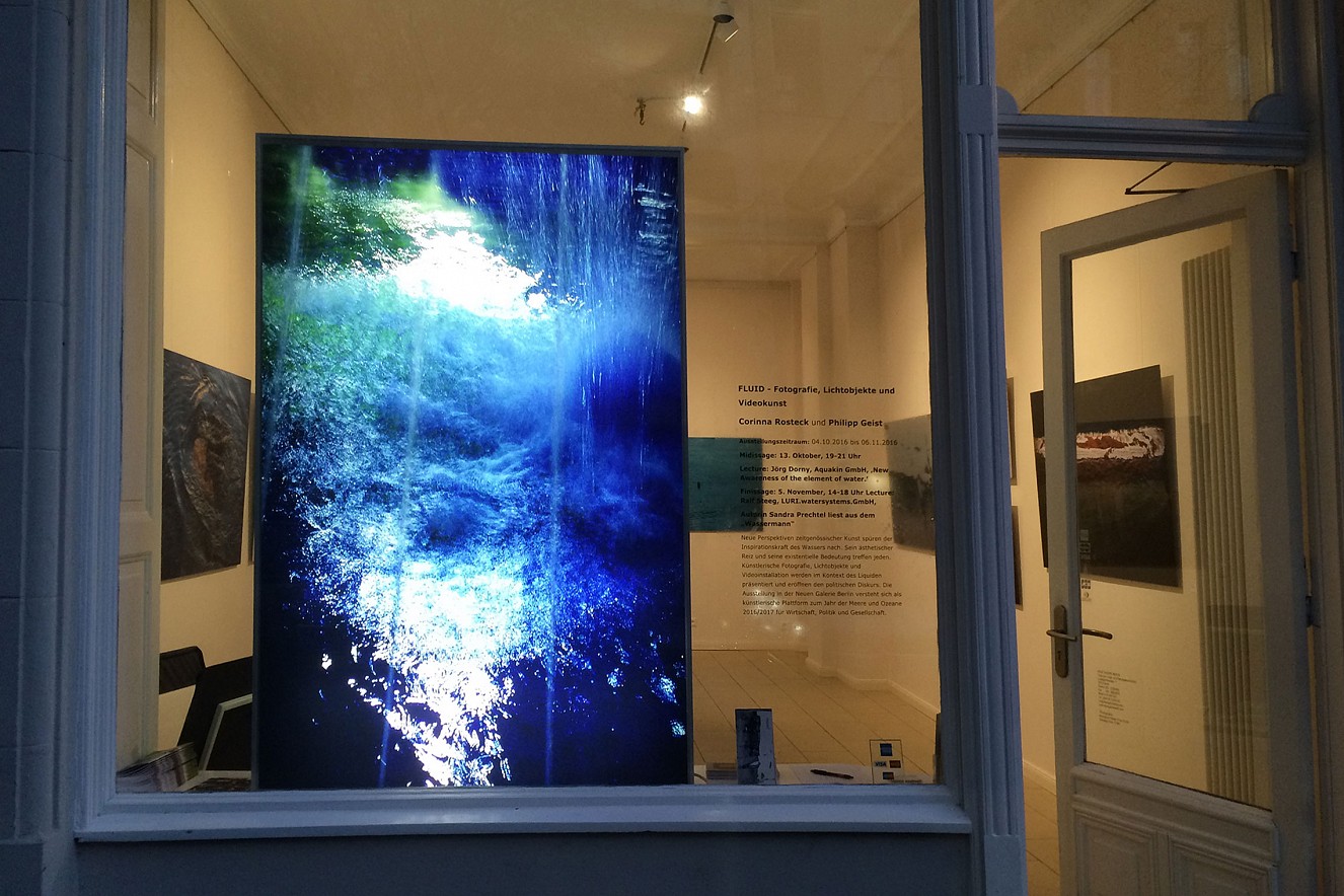 Spring 
Endura translucent in Lightbox 
176x130x14 cm, Neue Galerie Berlin, 2016